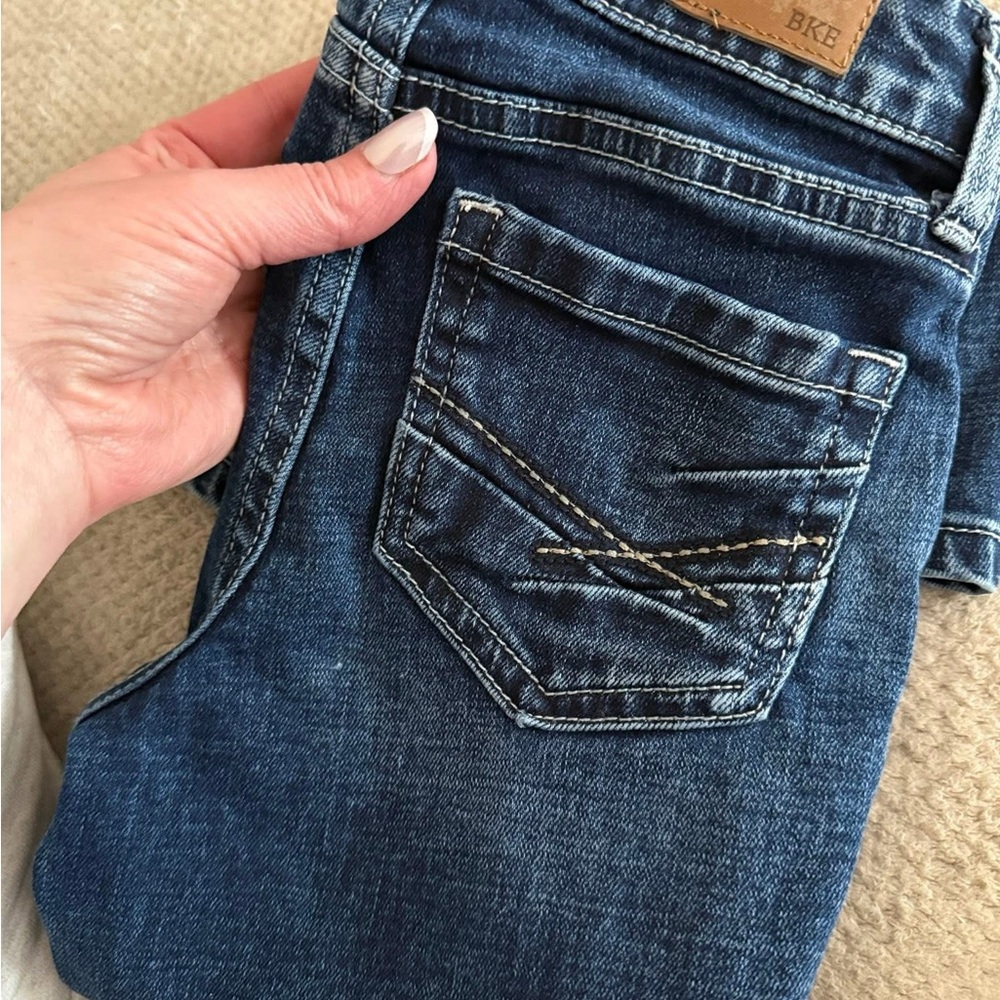 BKE Women's Dark Blue Denim Jeans